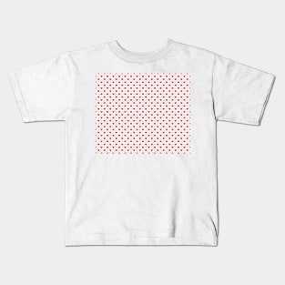 Heart Stitch Asthetic Pattern Kids T-Shirt